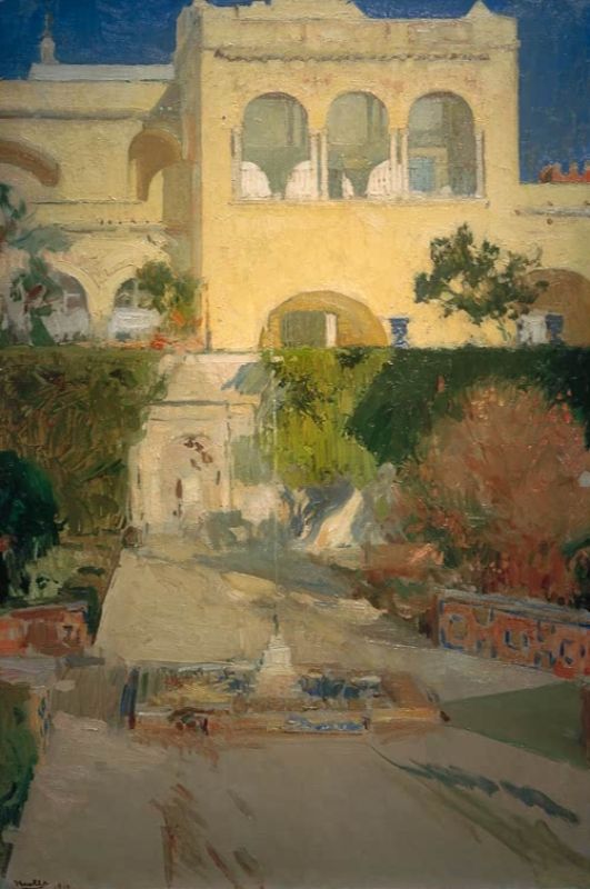 Sunny Afternoon in the Alcázar of Seville, 1910 | Joaquín Sorolla