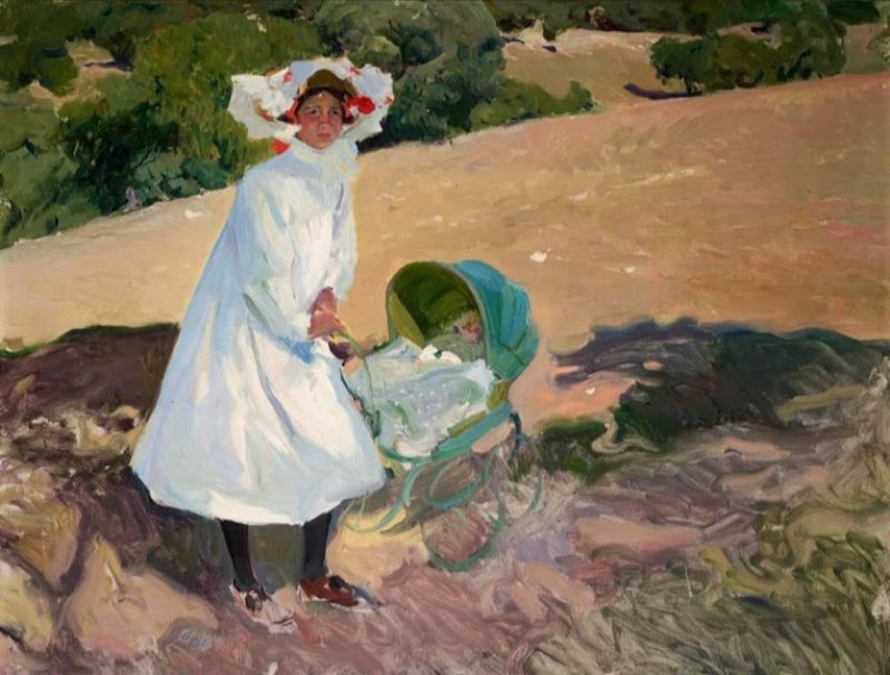 Elenita in El Pardo, 1907 | Joaquín Sorolla