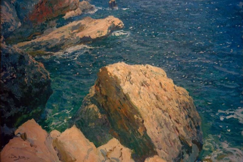 Rocks of the Cape, Jávea, 1905 | Joaquín Sorolla