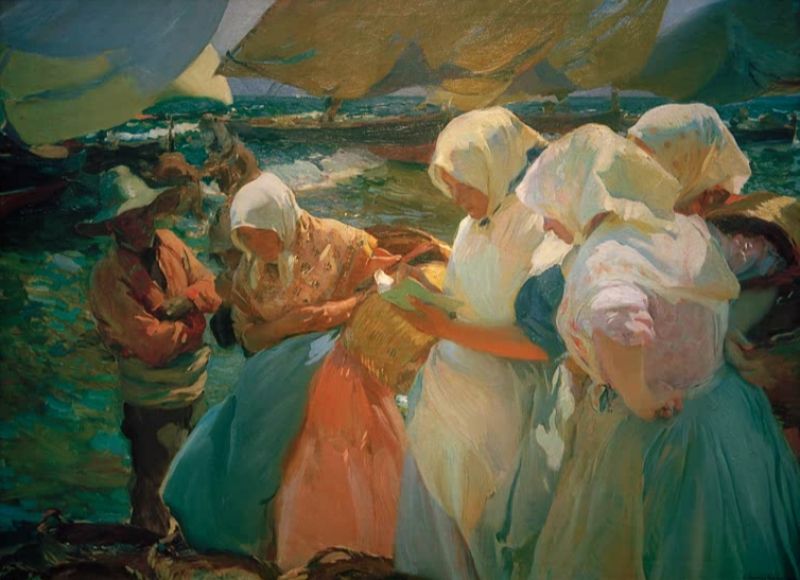 Fish Vendors from Valencia, 1903 | Joaquín Sorolla