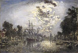 Rotterdam, 1881 by Jongkind | Painting Reproduction