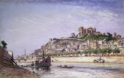 The Saone at Lyons | Jongkind | Painting Reproduction
