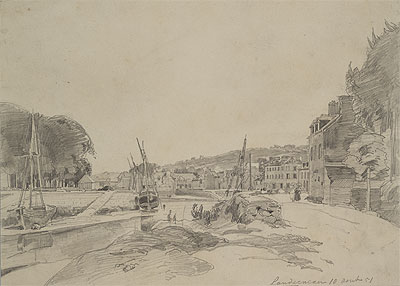 Landerneau, 1851 by Jongkind | Painting Reproduction