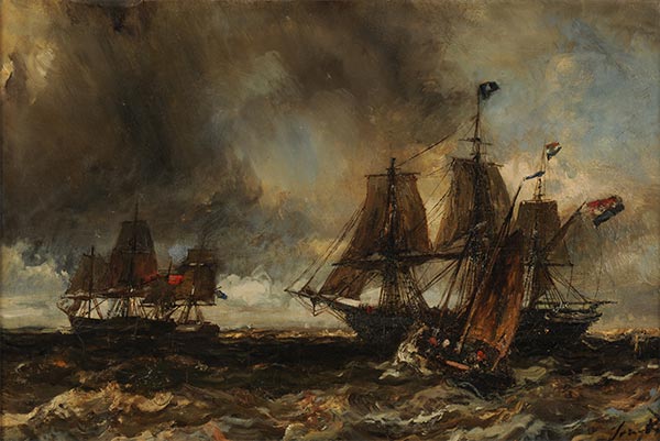 Le Grain, c.1865 by Jongkind | Painting Reproduction