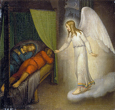 Joseph's Dream, 1810 | Overbeck | Gemälde Reproduktion