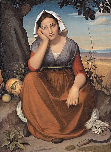 Vittoria Caldoni, 1821 | Overbeck | Gemälde Reproduktion