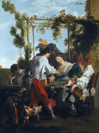 The Morra Game, c.1621 by Johann Liss | Painting Reproduction