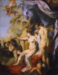 Venus in Front of the Mirror, c.1625/26 by Johann Liss | Painting Reproduction