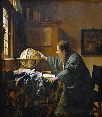 The Astronomer, 1668 | Vermeer | Gemälde Reproduktion