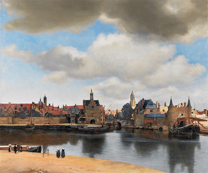 View of Delft, c.1660/61 by Vermeer | Painting Reproduction