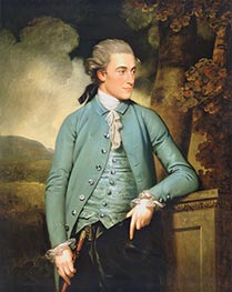 Porträt von John Mortlock, 1779 von John Downman | Gemälde-Reproduktion