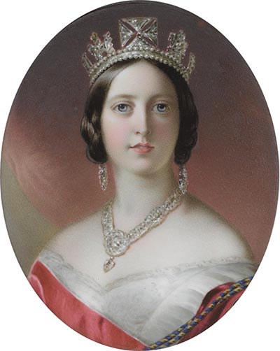 Queen Victoria, 1851 | John Haslem | Painting Reproduction
