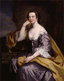 Lady Charlotte Finch, c.1740/45 von John Robinson | Gemälde-Reproduktion