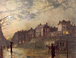 Hampstead, 1881 by Grimshaw | Painting Reproduction