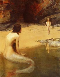 The Land Baby, 1909 by John Collier | Painting Reproduction