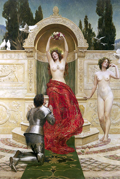 Im Venusberg (Tannhauser), 1901 | John Collier | Gemälde Reproduktion