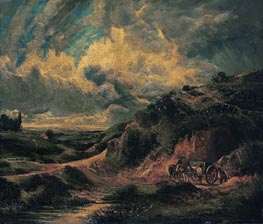Eine Heide, undated von Constable | Gemälde-Reproduktion