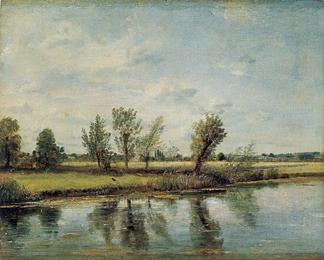 Watermeadows near Salisbury, 1829 | Constable | Painting Reproduction