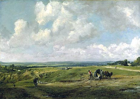Hamstead Heath, c.1820 | Constable | Painting Reproduction