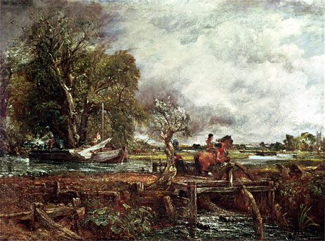 The Leaping Horse, 1825 | Constable | Painting Reproduction