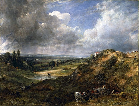 Hampstead Heath, Branch Hill Pond, 1828 | Constable | Painting Reproduction