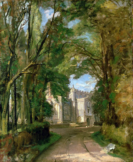 East Bergholt Church, undated | Constable | Painting Reproduction