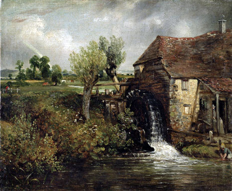 Parham's Mill, Gillingham, Dorset, 1824 | Constable | Painting Reproduction
