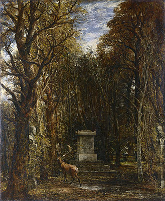 Cenotaph to the Memory of Sir Joshua Reynolds, c.1833 | Constable | Painting Reproduction