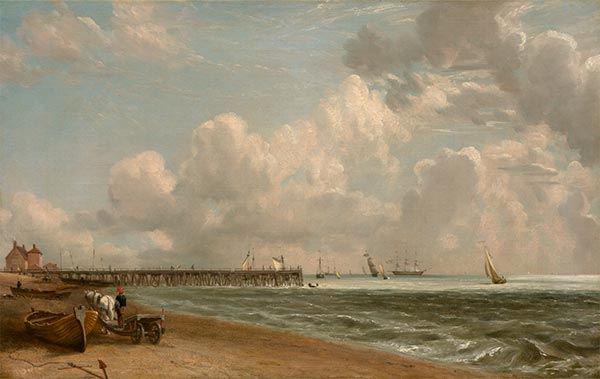Yarmouth Jetty, c.1822/23 | Constable | Painting Reproduction