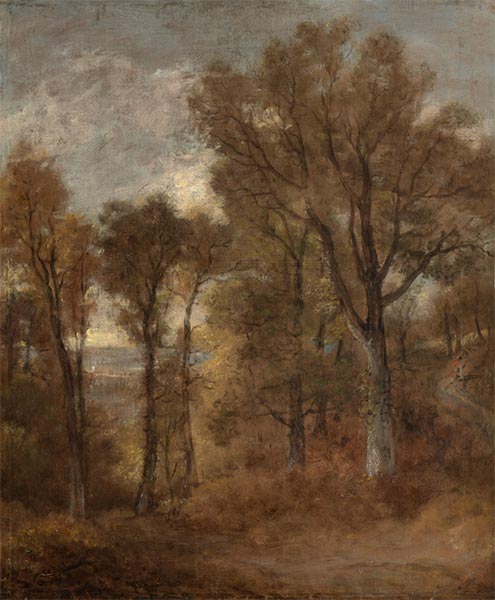 Woodland Scene Overlooking Dedham Vale, c.1802/03 | Constable | Painting Reproduction