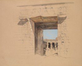 The Temple of Edfu: The Door of the Pylon | John Frederick Lewis | Painting Reproduction