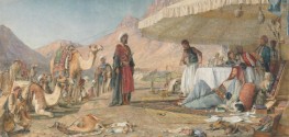 Ein fränkisches Lager in der Wüste des Sinai. 1842 | John Frederick Lewis | Gemälde Reproduktion