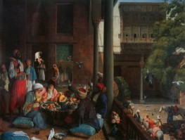 Mittagessen in Kairo | John Frederick Lewis | Gemälde Reproduktion