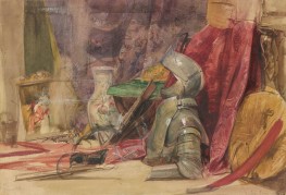 Ein Interieur mit Rüstung und Waffen | John Frederick Lewis | Gemälde Reproduktion