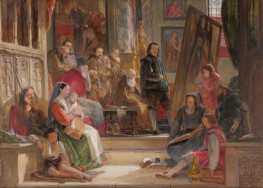 Murillo malt die Jungfrau im Franziskanerkloster in Sevilla | John Frederick Lewis | Gemälde Reproduktion