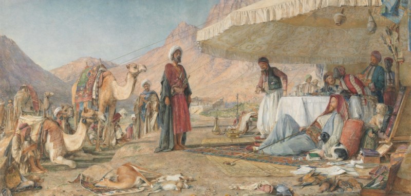 Ein fränkisches Lager in der Wüste des Sinai. 1842, 1856 | John Frederick Lewis