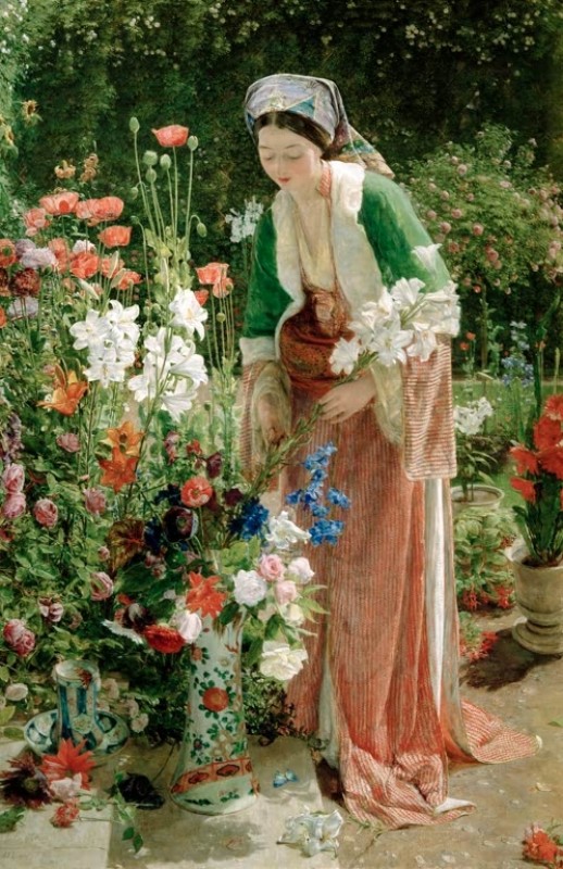 Im Garten des Bey, 1865 | John Frederick Lewis