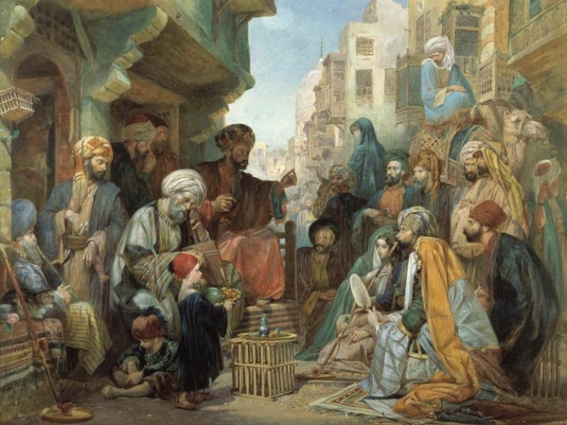 John Frederick Lewis | Straßenszenen in Kairo, 1856 Straßenszenen in Kairo, 1856 | John Frederick Lewis