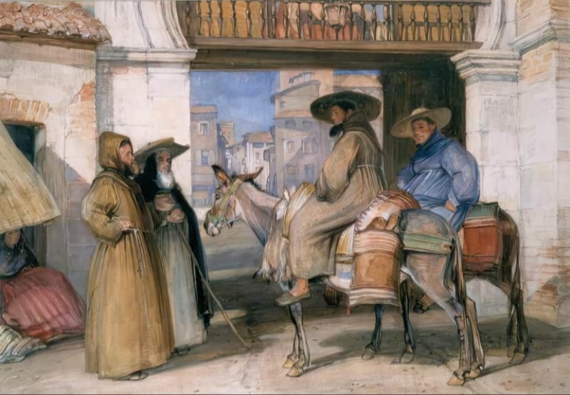 Bettelmönche in Granada, c.1832/34 | John Frederick Lewis