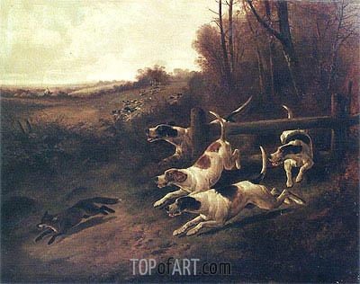 Fox Hunting, c.1850/00 | John Gifford | Painting Reproduction