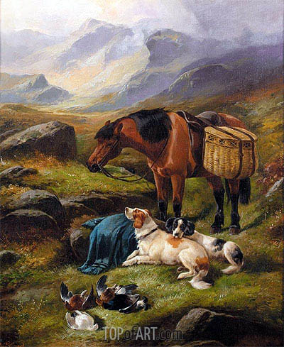 Nach der Jagd | John Gifford | Gemälde Reproduktion