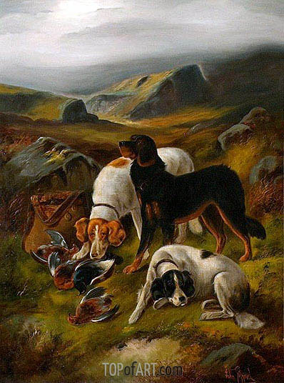 Hunting Scene, Undated | John Gifford | Painting Reproduction