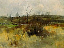 Landscape, 1889 von John Henry Twachtman | Gemälde-Reproduktion