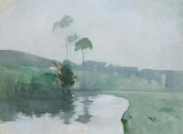 Frühlingszeit, c.1884 von John Henry Twachtman | Gemälde-Reproduktion