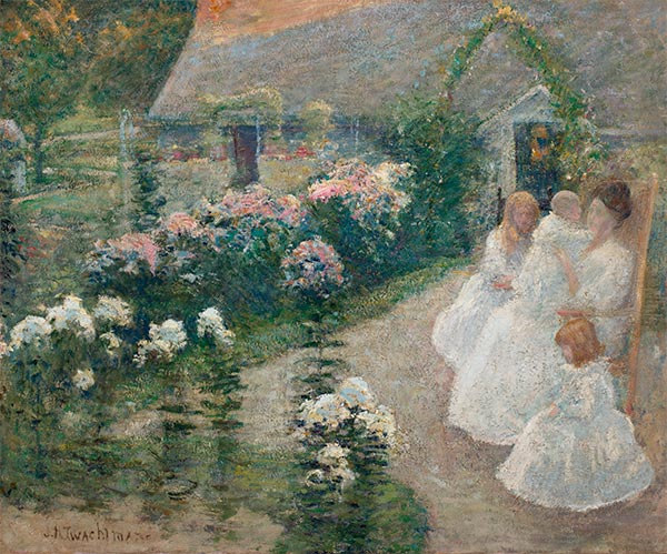 On the Terrace, c.1890/00 | John Henry Twachtman | Painting Reproduction