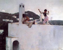 Capri, 1878 von Sargent | Gemälde-Reproduktion