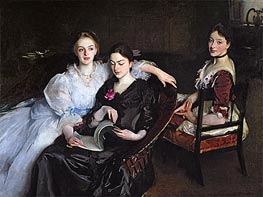 The Misses Vickers, 1884 by Sargent | Painting Reproduction