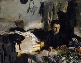 Padre Sebastiano, c.1904/06 by Sargent | Painting Reproduction