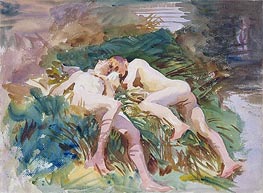 Tommies Bathing, 1918 by Sargent | Painting Reproduction