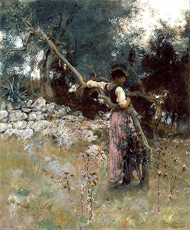 A Capriote, 1878 by Sargent | Painting Reproduction